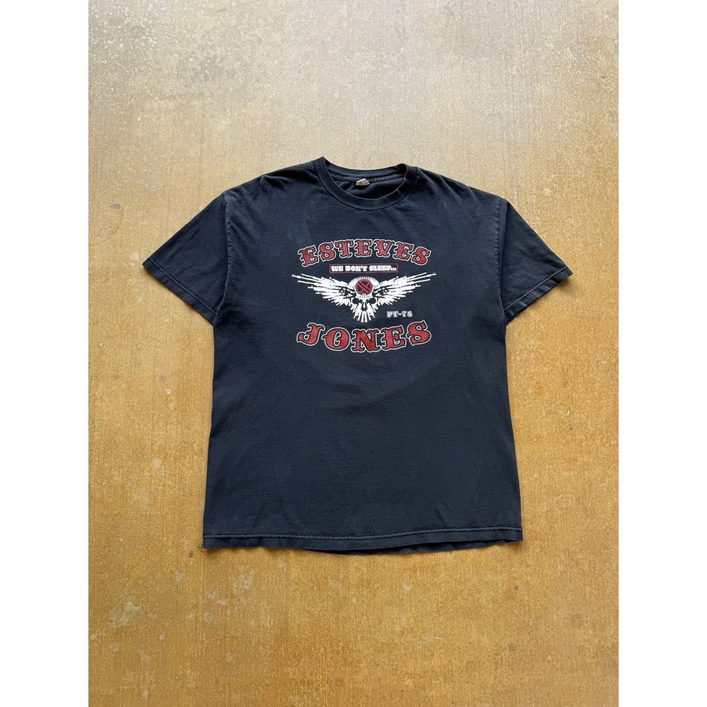 VTG 2000s MMA Mixed Martial Arts Fight Skull Esteves Jones Quiet Riot Y2K (XL)